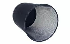 Wedo Corbeille à Papier Office 18 L, Noir - Corbeille