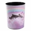 Goldbuch Corbeille à Papier Dauphins 10 L, Noir; Rose; Bleu - Corbeille