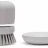 Brabantia Brosses à Vaisselle Avec Distributeur De Savon Gris - Brosse De Nettoyage