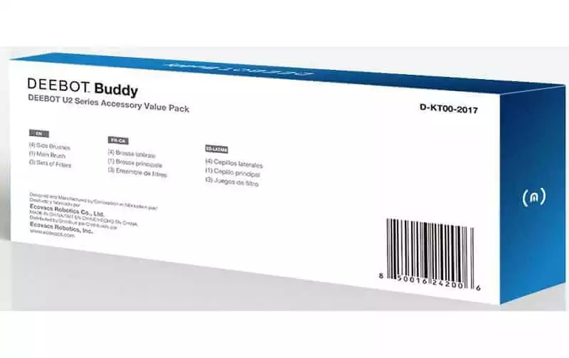 Ecovacs Kits De Brosses D-KT00-2017 Pour La Série U2 - Brosses D'aspirateur ⋅ Buses 5 Ecovacs Kits De Brosses D-KT00-2017 Pour La Série U2 - Brosses D'aspirateur ⋅ Buses – Image 3