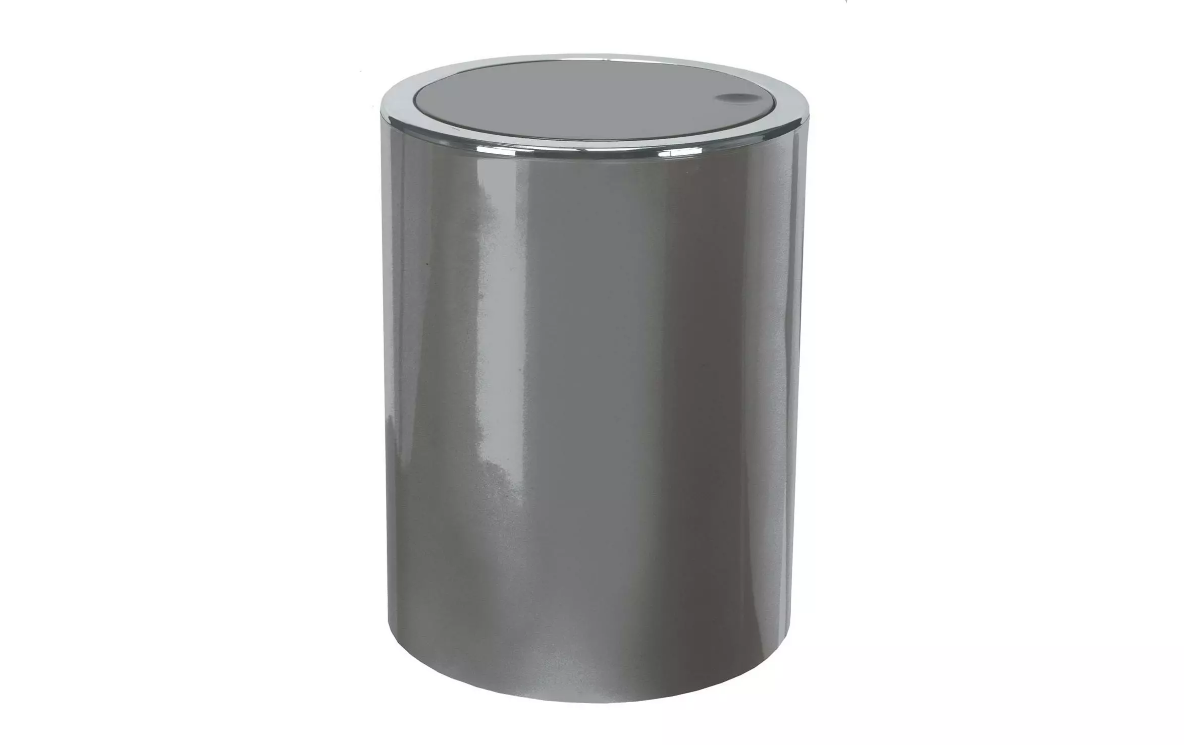 Kleine Wolke Poubelle à Bascule Clap 5 L, Platine - Poubelle à Battant 3 Kleine Wolke Poubelle à Bascule Clap 5 L, Platine - Poubelle à Battant