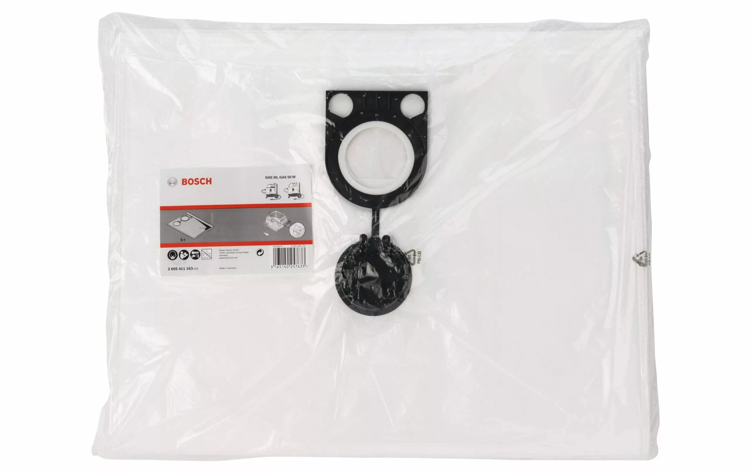 Bosch Professional Sac Filtrant En Non-tissé Pour GAS 50 5 Pièce/s - Sac à Poussière 4 Bosch Professional Sac Filtrant En Non-tissé Pour GAS 50 5 Pièce/s - Sac à Poussière – Image 2