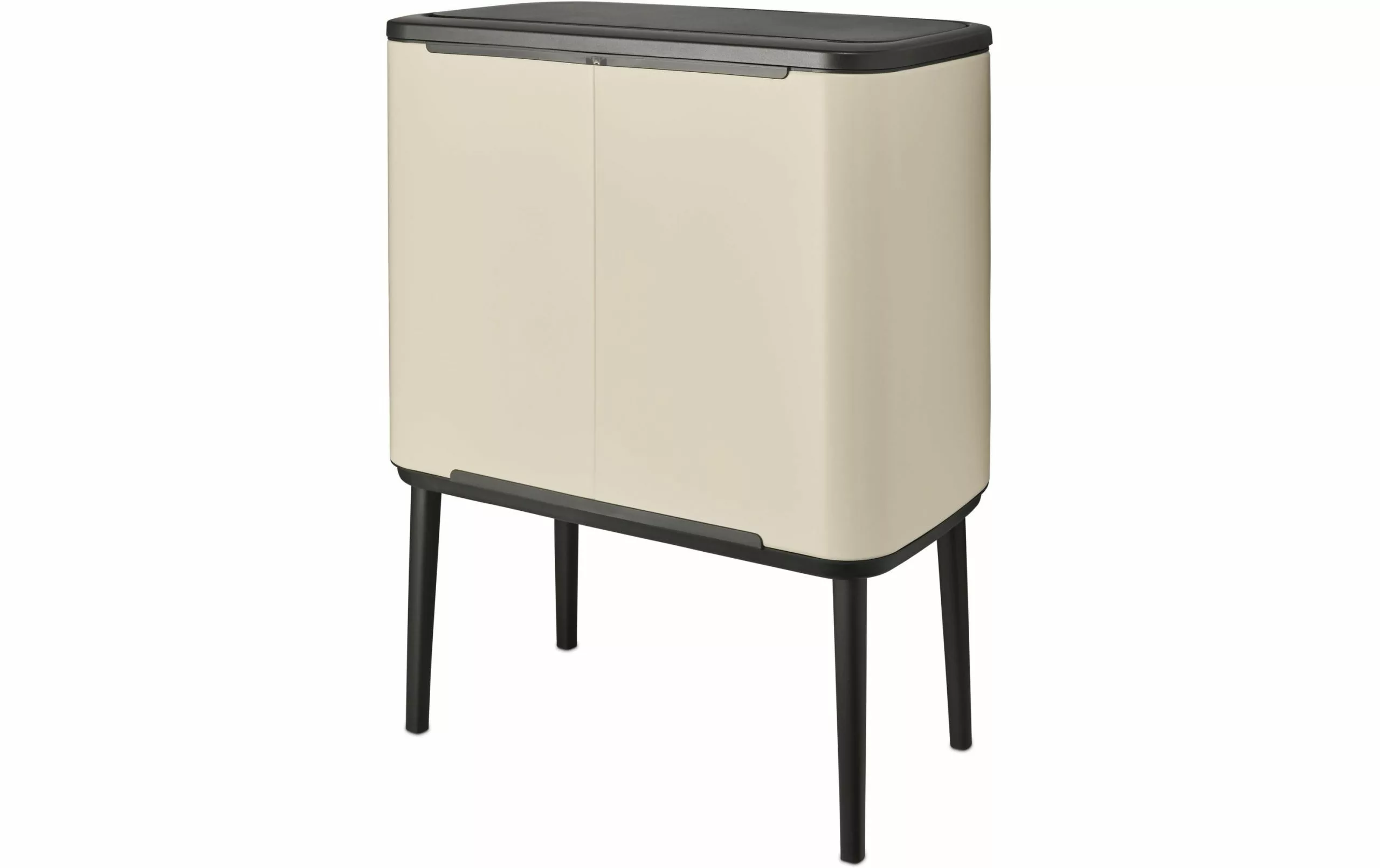 Brabantia Bacs De Recyclage Bo Touch Bin 36 L, Beige Clair - Bac à Compost 3 Brabantia Bacs De Recyclage Bo Touch Bin 36 L, Beige Clair - Bac à Compost
