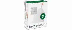 Simplehuman Sacs Poubelle C 12 L, 60 Pièce/s - Sacs Poubelle