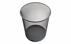 Helit Corbeille à Papier Mesh 23 L, Noir - Corbeille