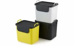 ROTHO Bacs De Recyclage Jive 30 L, Jaune/Noir/Blanc - Bac à Compost -Aspirateurs Soldes 1424533 2 5