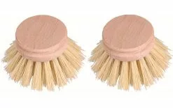 Edi Baur Brosses à Vaisselle De Rechange Tip Brun Clair - Brosse De Nettoyage