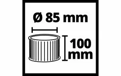 Einhell Filtre Plissé AV - Filtre Pour Aspirateur -Aspirateurs Soldes 1507324 3 1