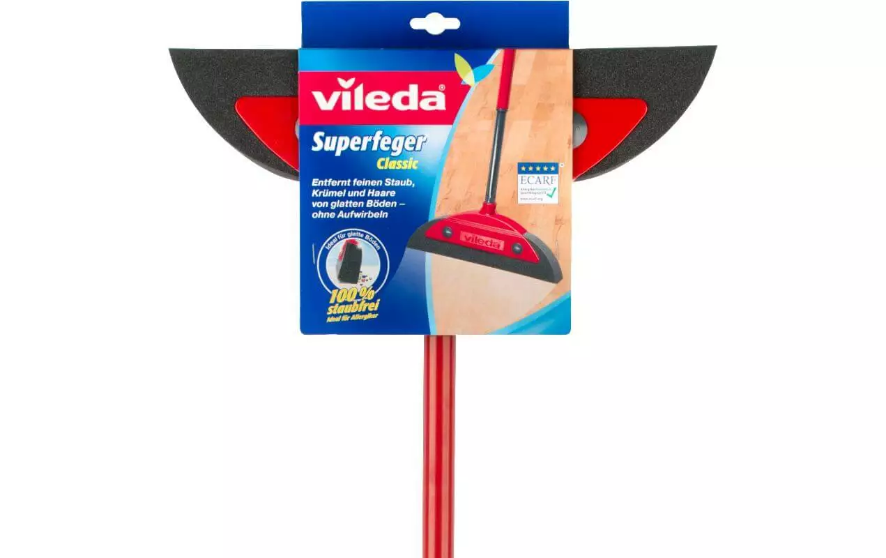 Vileda Balai Superfeger Classic Avec Poignée Télescopique - Essuie-sol 3 Vileda Balai Superfeger Classic Avec Poignée Télescopique - Essuie-sol