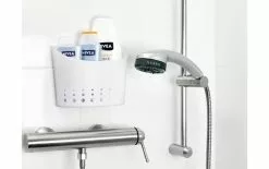 Tesa Attache D'évier Powerstrips WP Panier Grand Blanc - Remorque à évier -Aspirateurs Soldes 339022 3 5