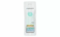 Brabantia Sacs Poubelle Pour Déchets Verts PerfectFit 6 L, 10 Pièce/s - Sacs Poubelle