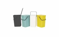 Brabantia Bacs De Recyclage Sort & Go 16 L, Menthe - Bac à Compost -Aspirateurs Soldes 434628 3 5