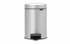 Brabantia Poubelle Cosmétique NewIcon 3 L, Gris Métallisé - Poubelle