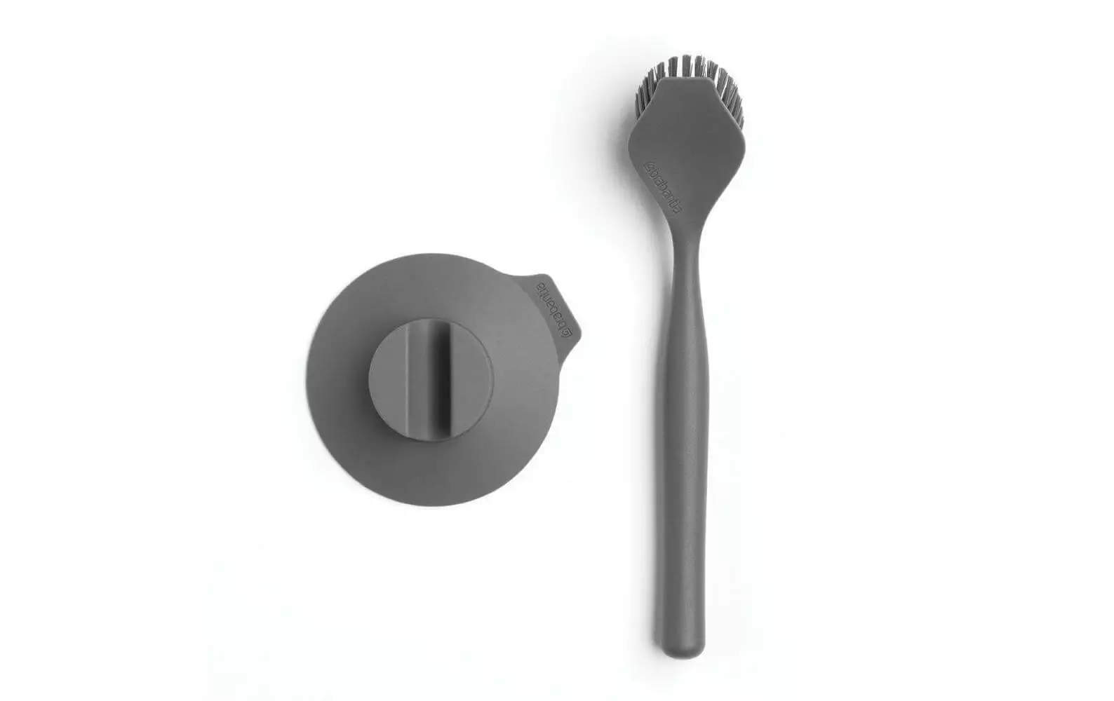 Brabantia Brosse à Vaisselle Côté évier Gris Foncé - Brosse De Nettoyage 3 Brabantia Brosse à Vaisselle Côté évier Gris Foncé - Brosse De Nettoyage