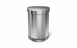 Simplehuman Poubelle à Pédale CW2029 60 Litres, Argent - Poubelle à Pédale