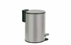 Kleine Wolke Poubelle à Pédale Silence 3 L, Platin - Poubelle à Pédale